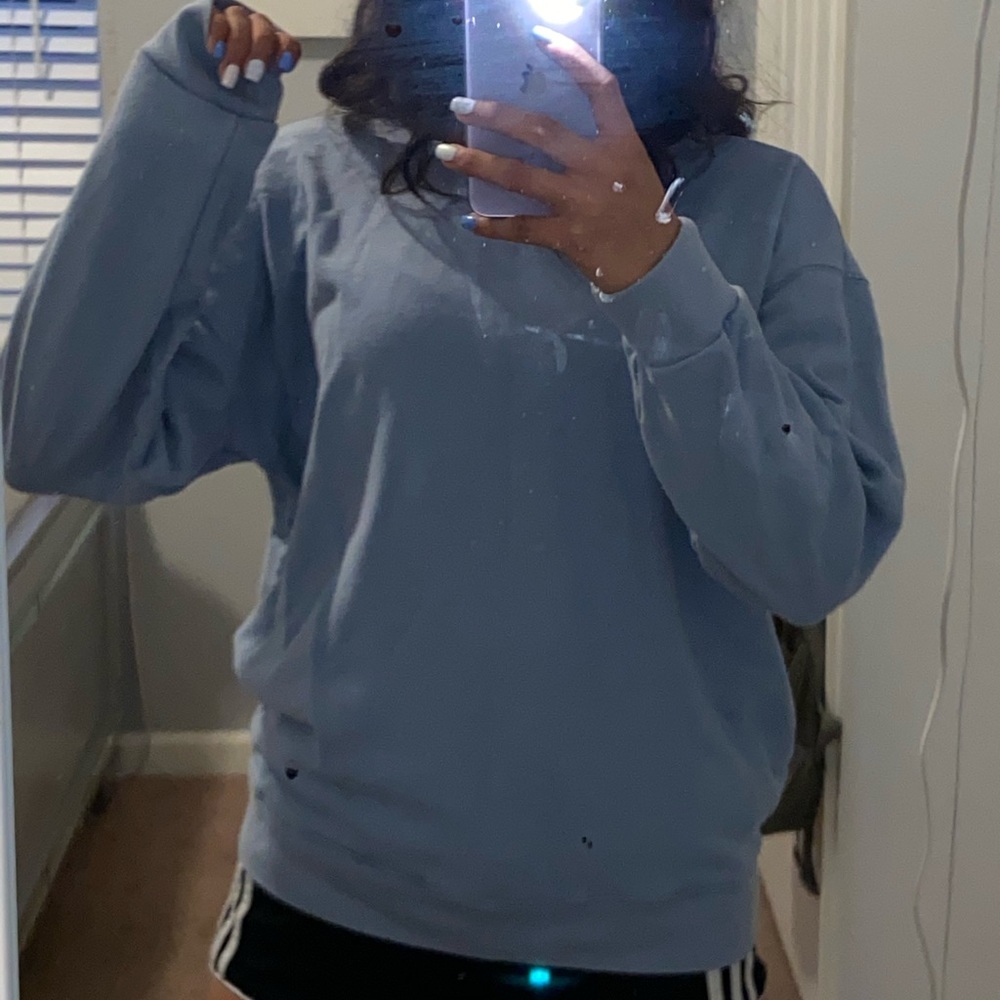 Baby Blue Crewneck Sweater